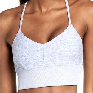 Alo Yoga Alosoft Lavish Sports Bra in Baby Blue XS